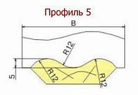 Фреза для изготовления реечного плинтуса (Профиль 5-50)