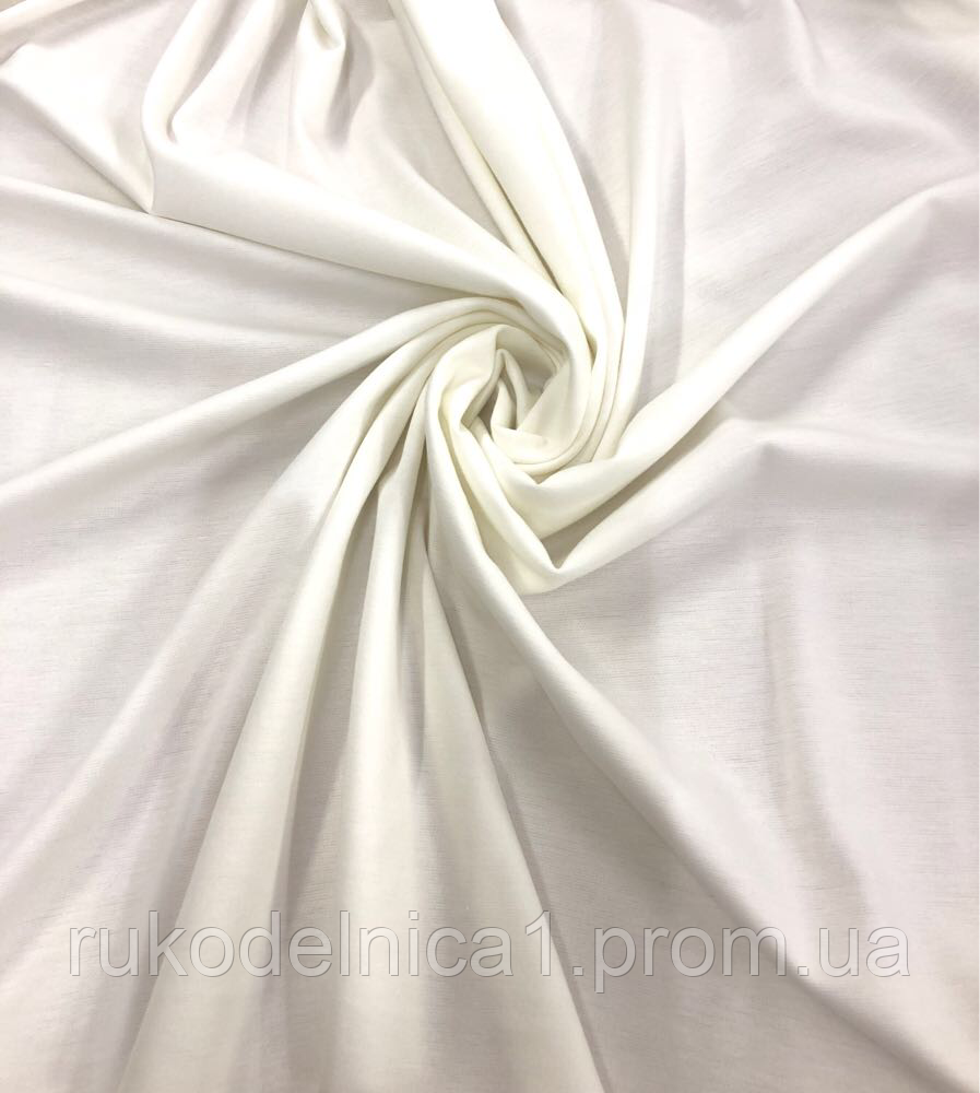 Тканина-французький трикотаж (ш 150 см) колір Білий