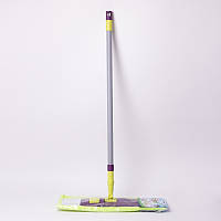 Полотер із насадкою з мікрофібри та телескопічною металевою ручкою 40x120 см Valsar 