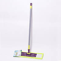 Полотер із насадкою з мікрофібри та телескопічною ручкою 40x120 см Valsar  