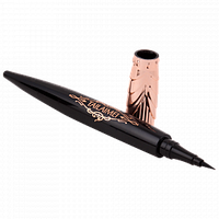 Рідка підводка для очей чорна E019