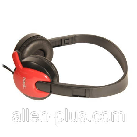 Навушники з мікрофоном HAVIT HV-H607D red