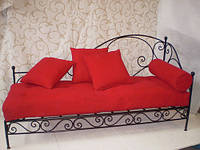 Железный диван в гостинную 19(секционные подушки просчитывать отдельно)