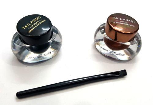 Крем-кохль гелева підводка (чорно-коричнева) E015, фото 1