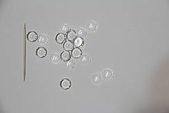 Очі, скло. Під розпис, печать.  Діаметр 10 мм