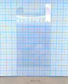 Універсальне 4,4" захисне скло на телефон протиударне 9H прозоре Glass