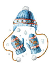 Поштова листівка "Зимова одежка", фото 1