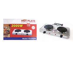 Плита двоконфоркова з неіржавким корпусом No8