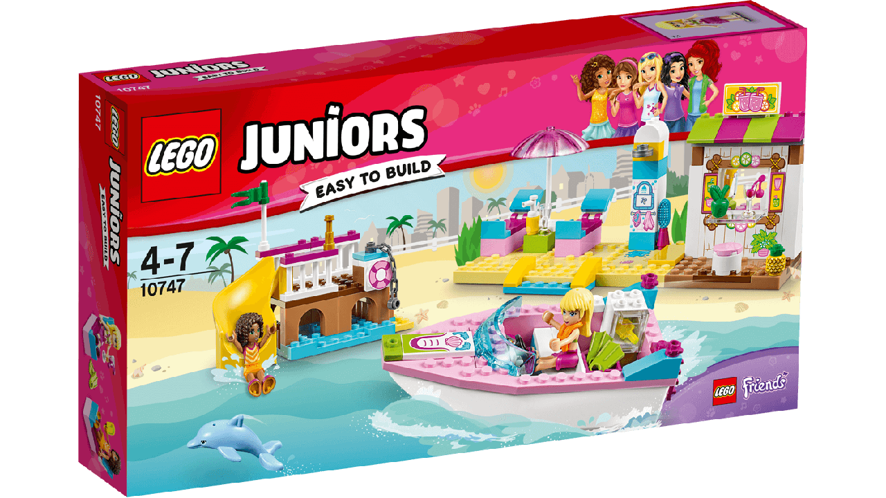 Конструктор лего джуніор День на пляжі з Андреа та Стефані 10747 , фото 1
