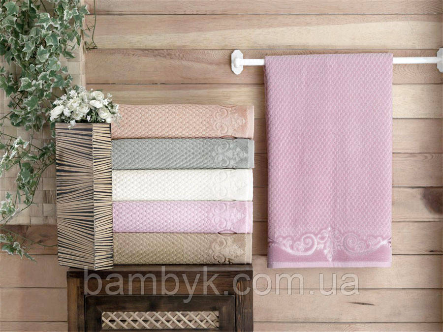 Pupilla рушники банні 70x140 у наборі (велюр) 6 шт., фото 1