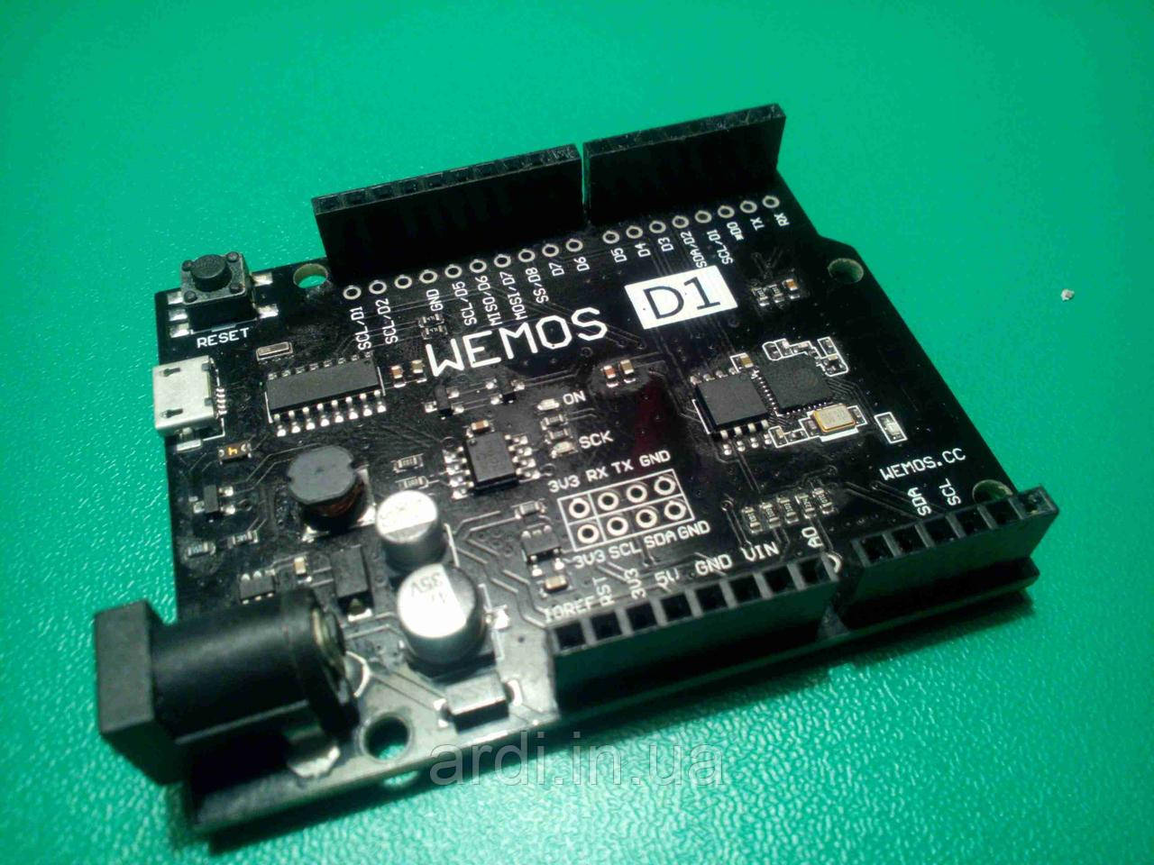 Wemos D1 R2 WiFi на базе ESP8266, Arduino