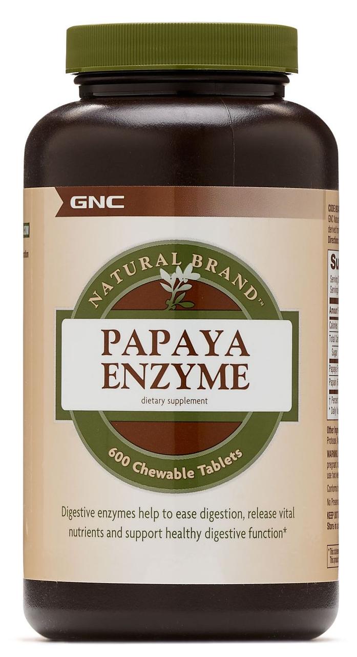 GNC Papaya Enzyme 600 chewable tabs