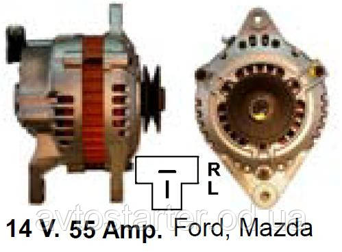 Генератор б/в після ремонту Ford Festiva, Mazda 323, Mercury Tracer