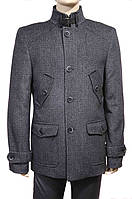 Чоловіче зимове пальто "West Fashion". Молодіжна. Сіре