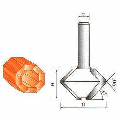 Фрези Globus, Sekira 2515 (Кромка конусна для зрощування бочок)