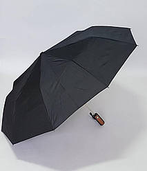 Чоловіча складна парасолькау чорного коліру напівавтоматична
