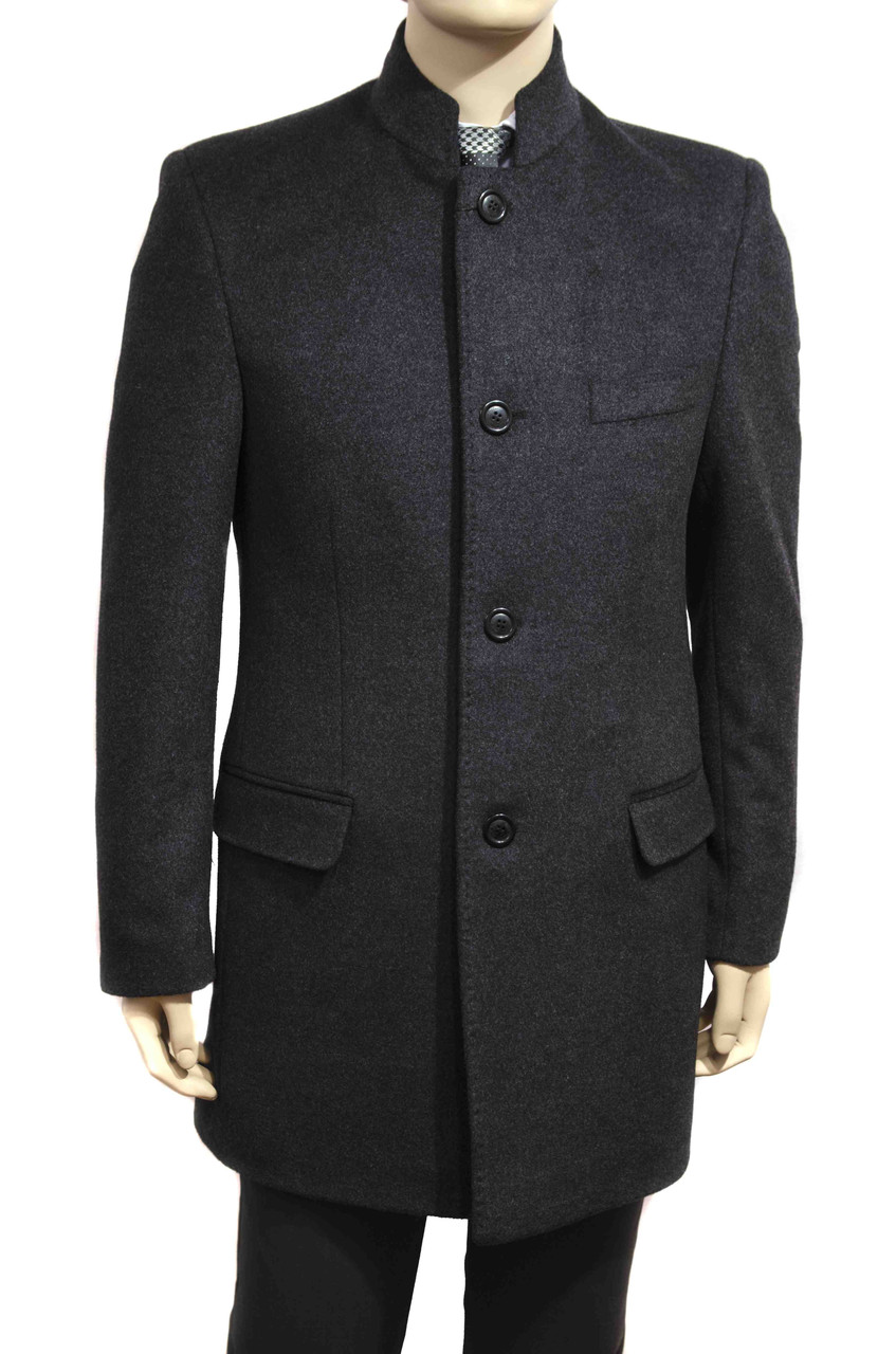 Чоловіче зимове пальто "West Fashion". Чорне