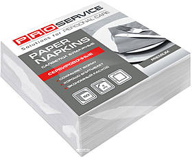 Серветки банкетні PRO-Service двошарові білі 1/4 складання 50 шт.