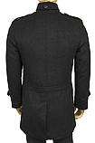 Чоловіче зимове пальто. Сіре. Туреччина, фото 3
