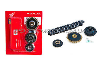 Ланцюг ГРМ-мопед Active/Musstang (25H-84L, 152FMH) (+3 ролики) HND