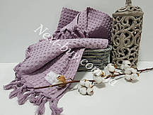 Maison D'or Ancelina бавовняні плетені рушники для бані 70х140см бузковий