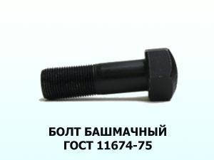Болт башмачный М20х1,5x62 ГОСТ 11674-75, фото 2