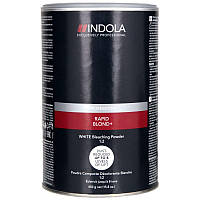 Безпиловий освітлювальний порошок Indola Profession Rapid Blond+ Білий 450 гр