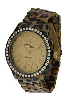 Часы NewDay женские на браслете леопардовые