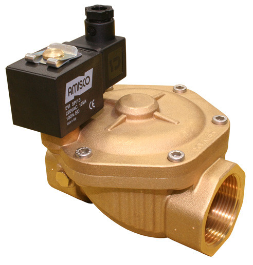 Клапан 1 1/2" нормально-закритий GEVAX NBR 1901-KBNH010-400-220AC електромагнітний (Італія)