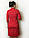 Червоне ошатне плаття П77, фото 3