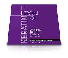 Ампульна сироватка для об'єму волосся Keen Keratin Volumen Serum (7 ампул по 10 мл)