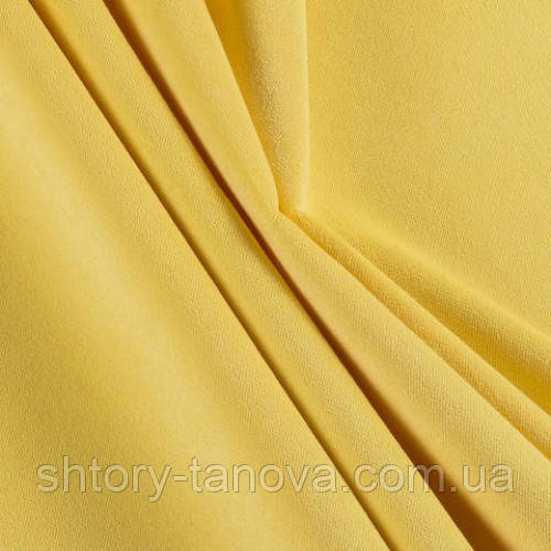 Тканина велюр св. жовтий, фото 1