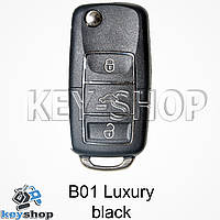 Ключ заготовка (B01 luxury black) для программатора KEYDIY, KD-X2, KD Mini