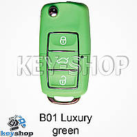 Ключ заготовка (B01 luxury green) для программатора KEYDIY, KD-X2, KD Mini