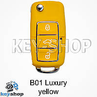 Ключ заготовка (B01 luxury yellow) для программатора KEYDIY, KD-X2, KD Mini