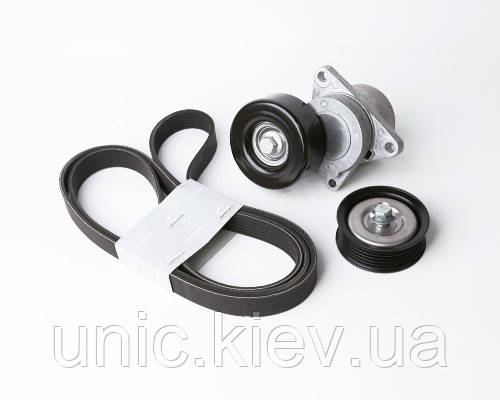 Ремень генератора комплект (рем+ролик 2шт) Рено Колеос: продажа, цена в ...