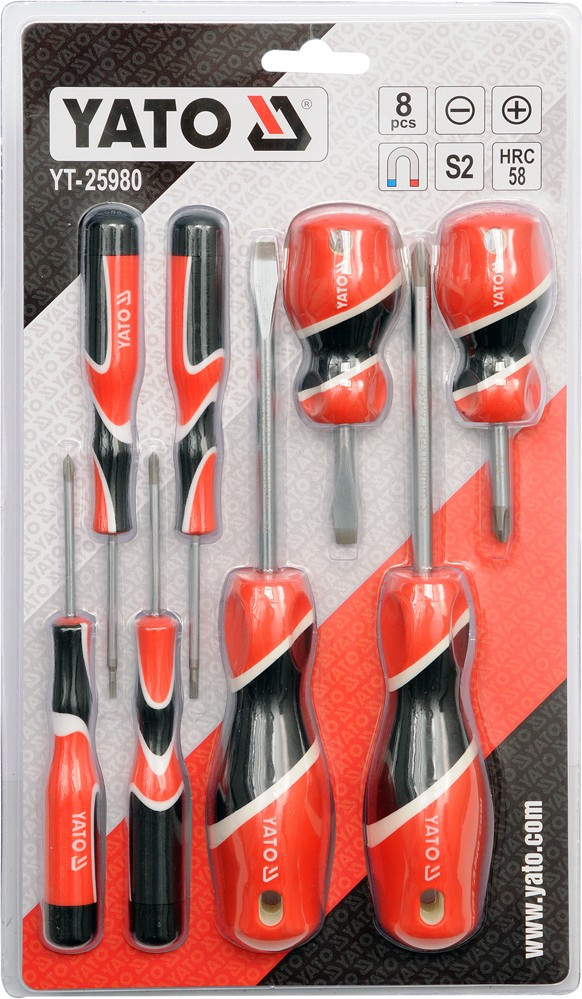 Набір викруток 8 пр. Yato YT-25980, фото 1