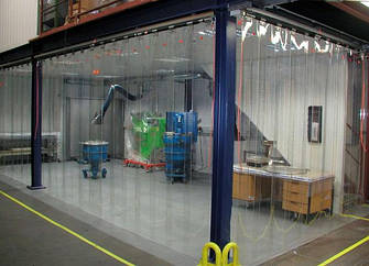 Теплоізолювальні штори ПВХ ⁇ Стріткові ПВХ завіси ⁇ Прозорі пластикові термоштори з ПВХ