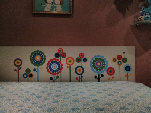 Вінілова наклейка на стіну в дитячу кімнату "Дивні квіти" - фото 4 - id-p630045430