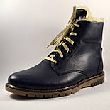 Сині зимові чоловічі черевики шкіряні на хутрі Rosso Avangard Whisper, фото 3