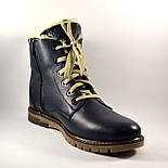 Сині зимові чоловічі черевики шкіряні на хутрі Rosso Avangard Whisper, фото 4