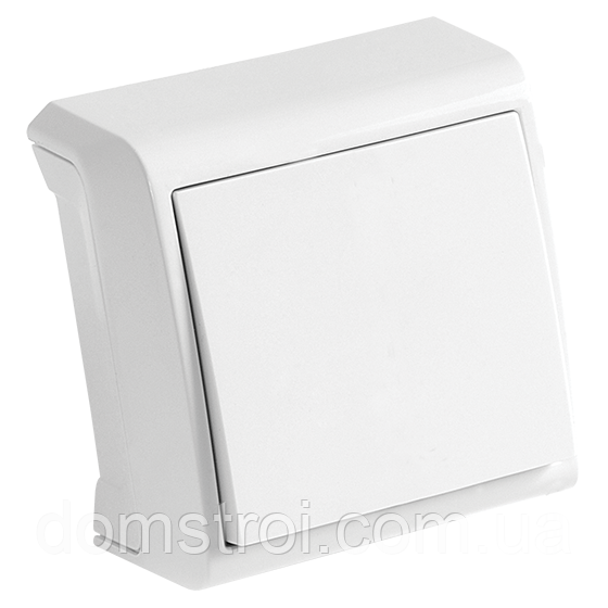 Вимикач 1-клав. VIKO Vera белый