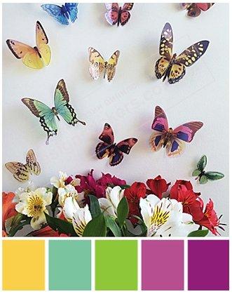 3D метелики мікс пластикові - фото 1 - id-p630099402