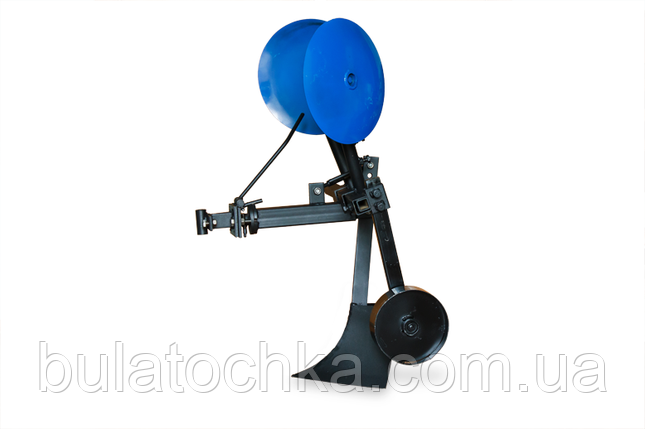 Картоплесаджалка КСОП - 1 (AGROMARKA) для мотоблока оборотна з опорним колесом, фото 1