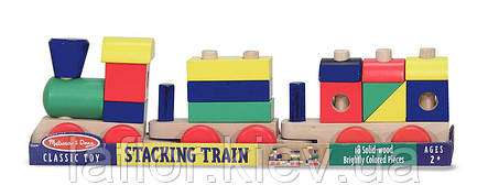 Дерев'яна іграшка кубики Потяг із кубиків ТМ Melissa&Doug, фото 3