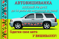 Автовишиванка орнамент АВ051 20на100 см