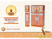 Пахощі Meditation, Sree Vani, 15г Благовоние пыльцовое масальные благовония с интенсивным ароматом цветов,