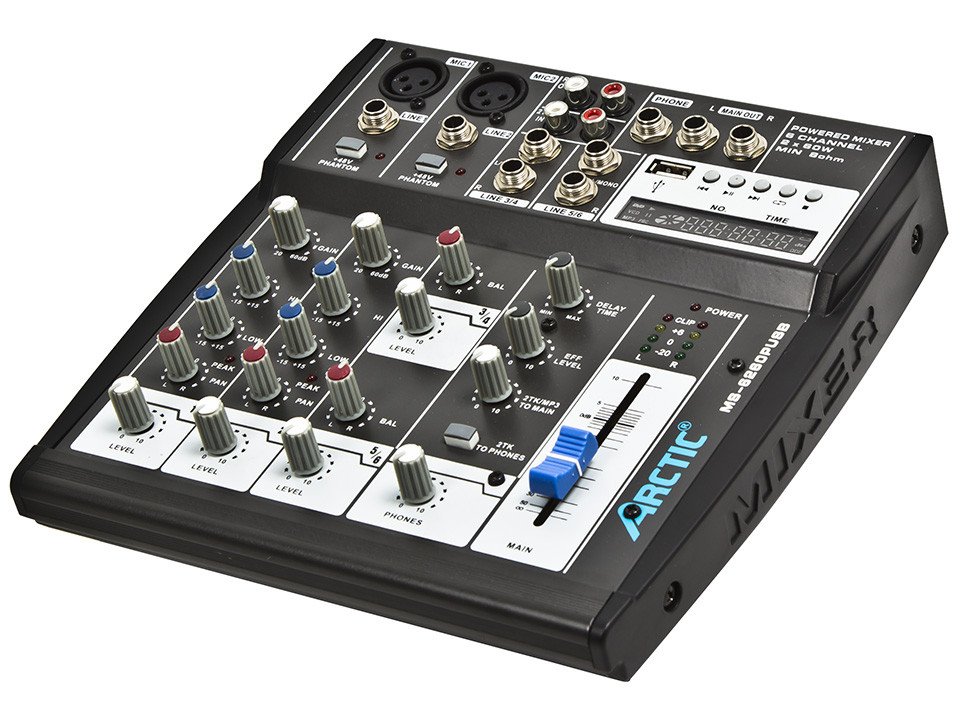 Мікшерний пульт ARCTIC MS602M USB, фото 1