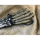 Набір шампурів ручної роботи "Дюжина" в сагайдаку з натуральної шкіри, фото 2