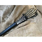 Набір шампурів ручної роботи "Дюжина" в сагайдаку з натуральної шкіри, фото 3